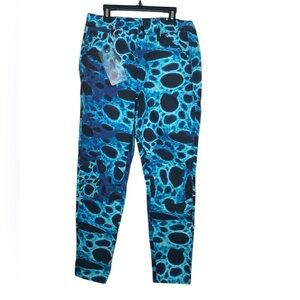 G-Star X Pharrell Williams Tapered blue poison dart frog print pant sz 27x32